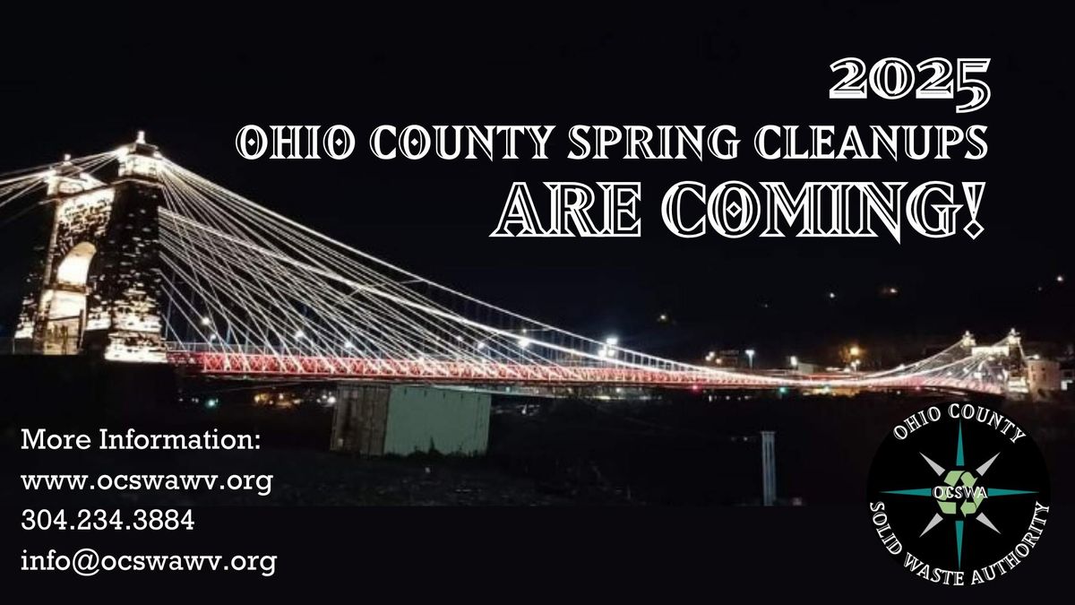 Ohio County Spring Cleanup: Wheeling Island Location (Belle Isle Park)