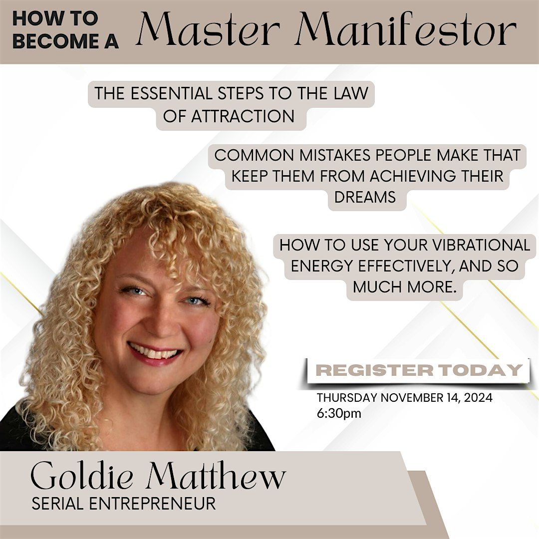 How To Become a Master Manifestor