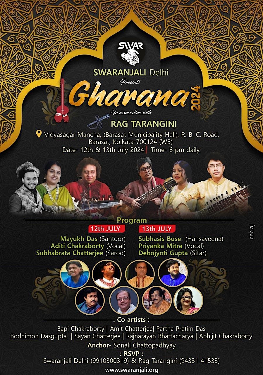 Gharana Festival 2024 Kolkata
