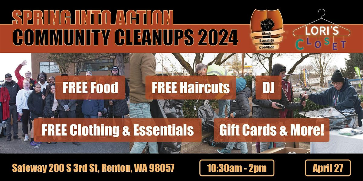 Spring Into Action Community Cleanup