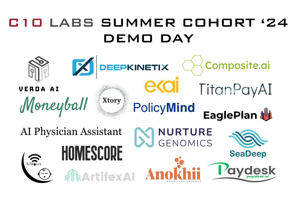 C10 Labs Summer Cohort: Demo Day