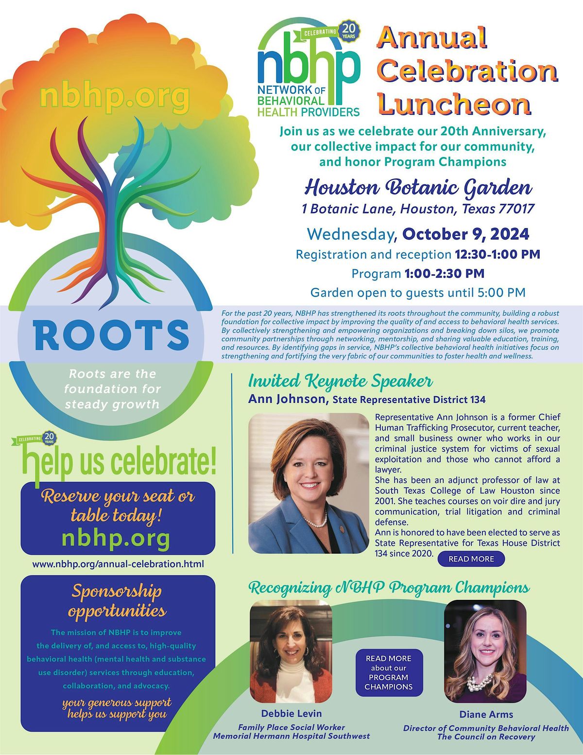 NBHP's Annual Celebration Luncheon - 20th Anniversary