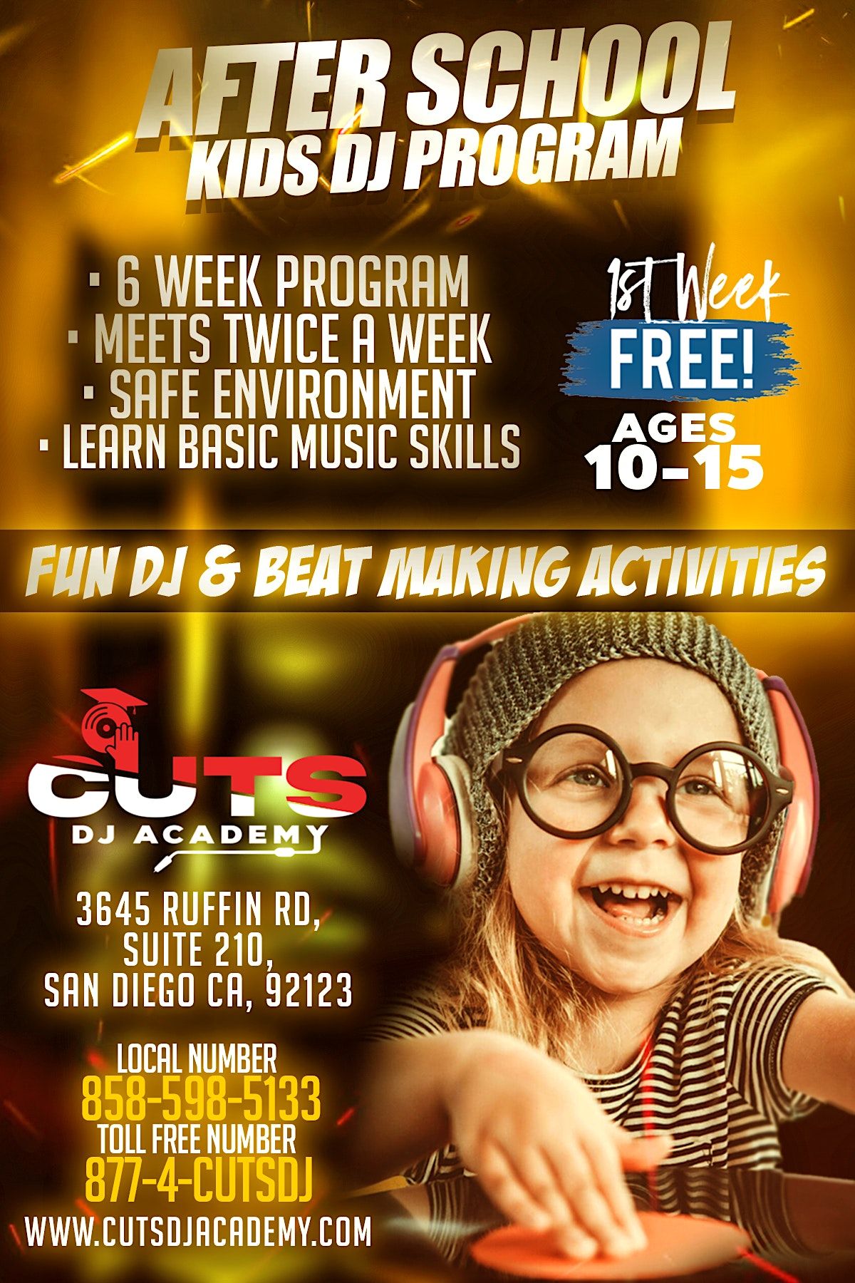 San Diego Free After School Kids DJ Program