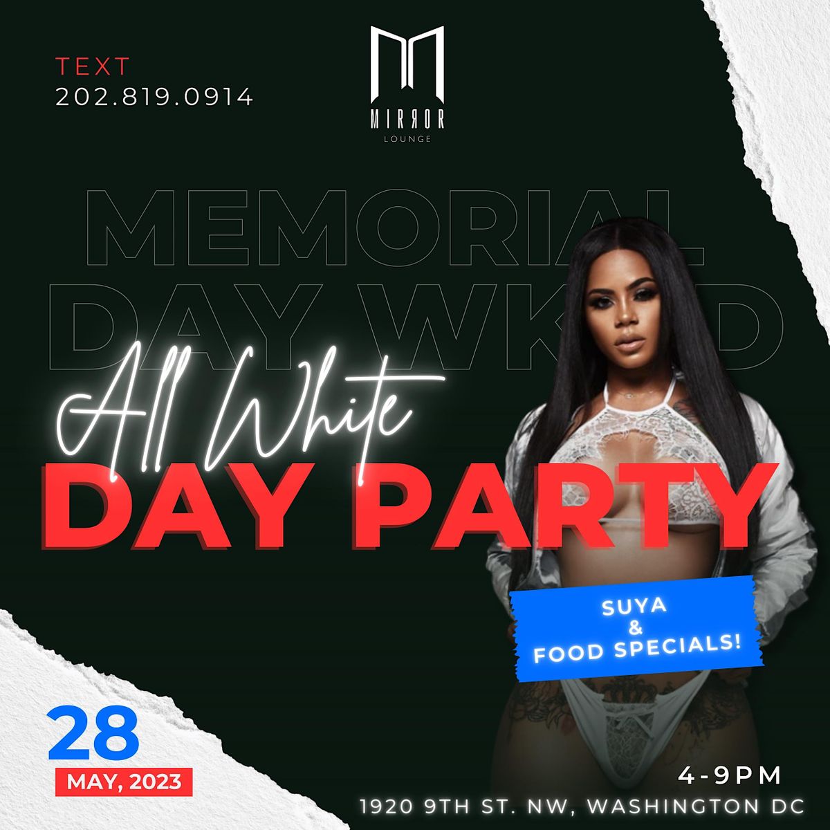 All White Day Party Memorial Day Weekend