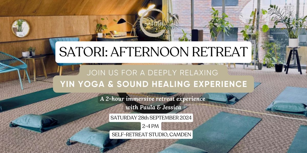 YIN YOGA & SOUND HEALING AFTERNOON RETREAT with SATORI