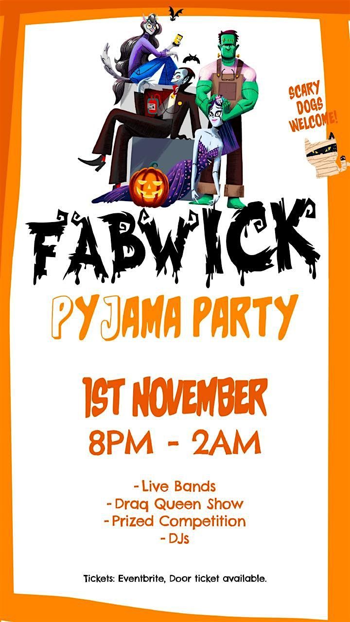 Fabwick Halloween PJ Party