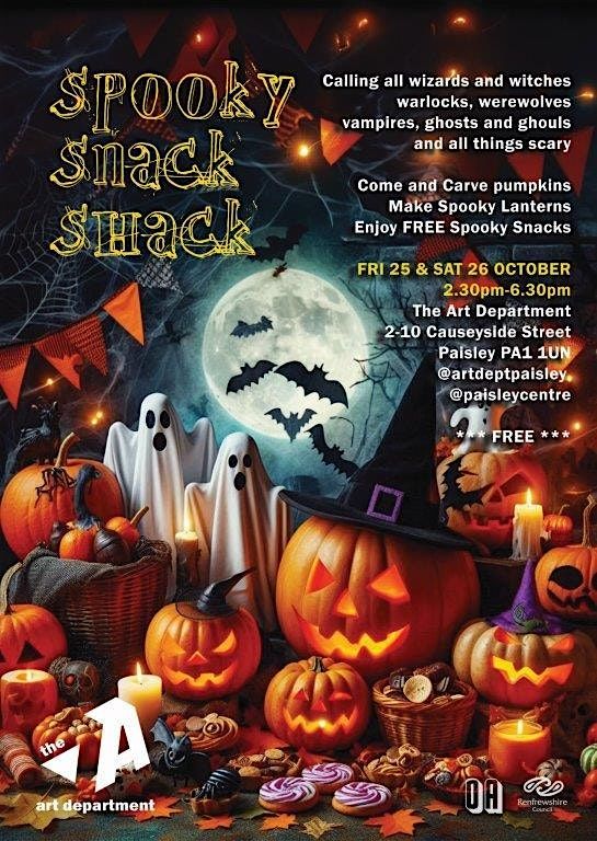 Halloween FREE Workshops - Spooky Snack shack