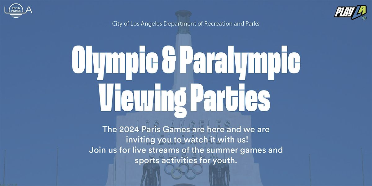 FREE Olympic & Paralympic Games Viewing Party at Roosevelt Pool