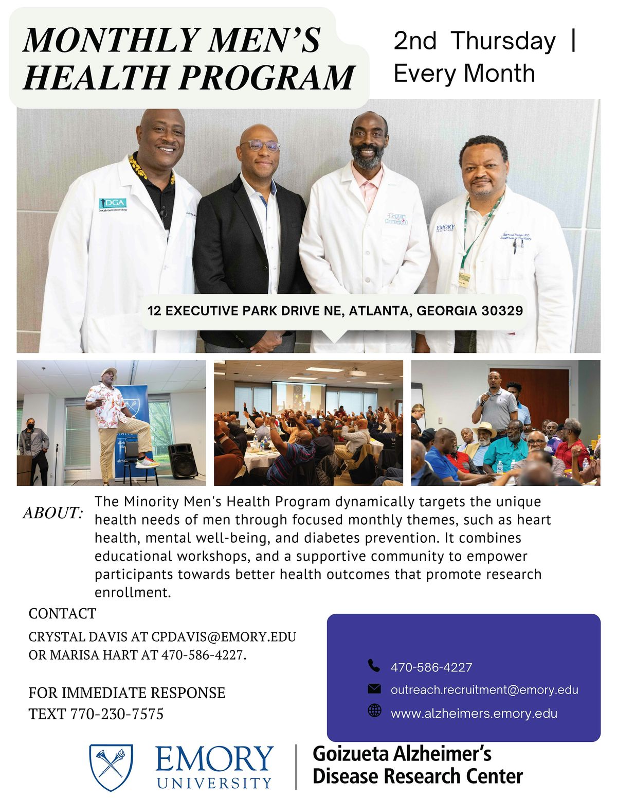 Minority Men's Health Program | October 10, 2024