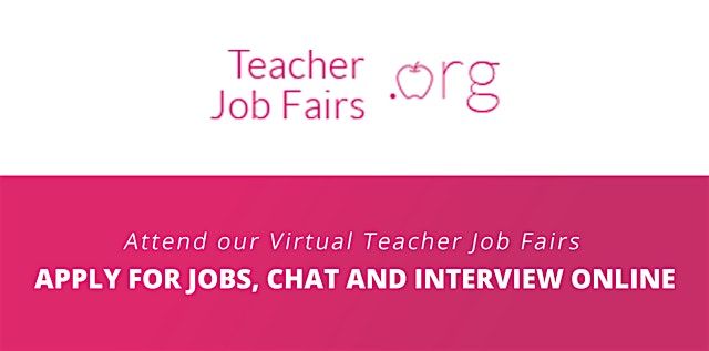 National Charter School Virtual Teacher Job Fair