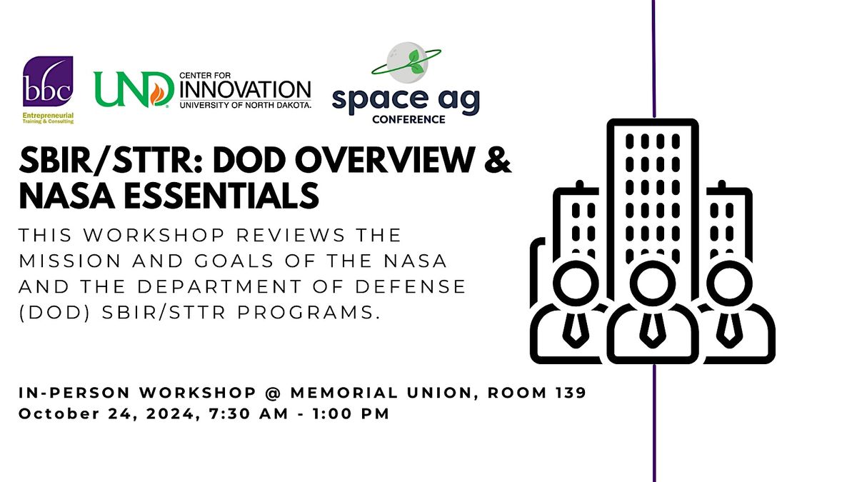 SBIR\/STTR: DOD Overview & NASA Essentials