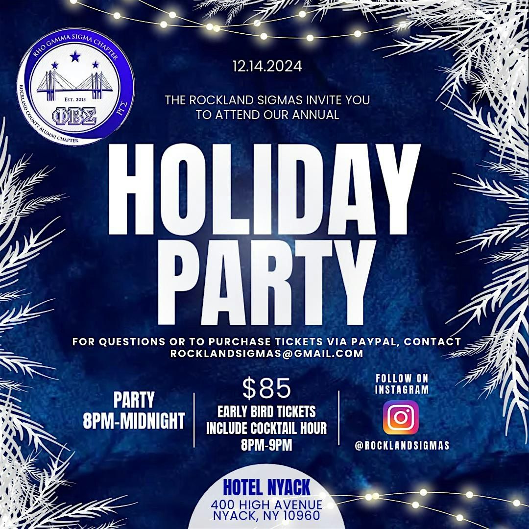 Rockland Sigmas Holiday Party for a Cause