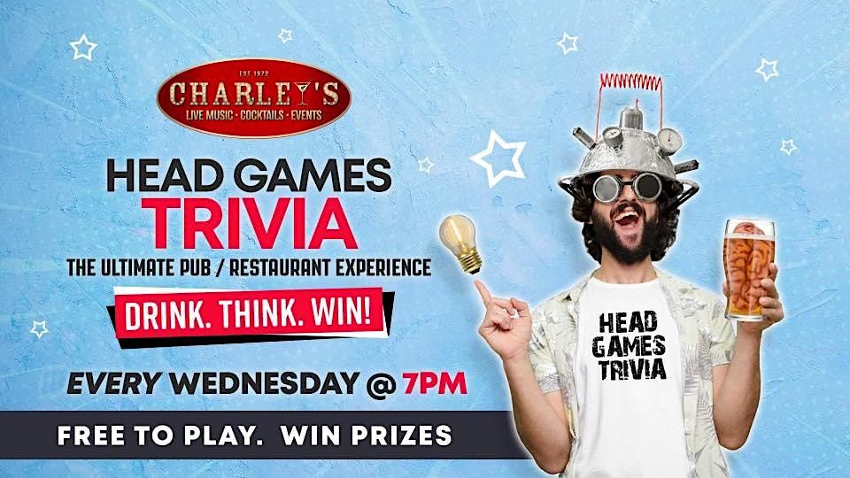 TRIVIA NIGHT at Charley's Los Gatos - Grab your crew & let's play!