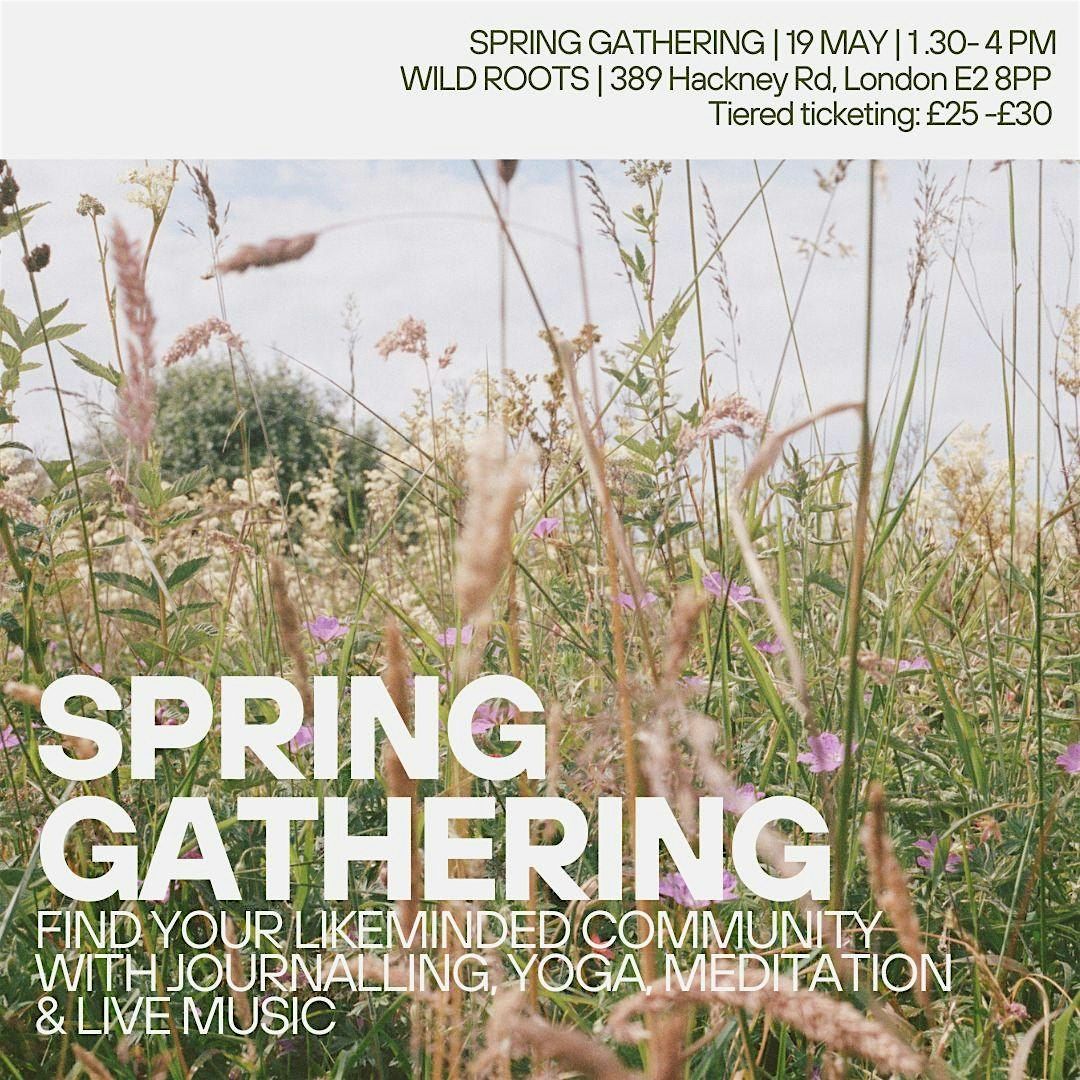 Spring Gathering with Journalling, Yoga, Meditation and Live Music