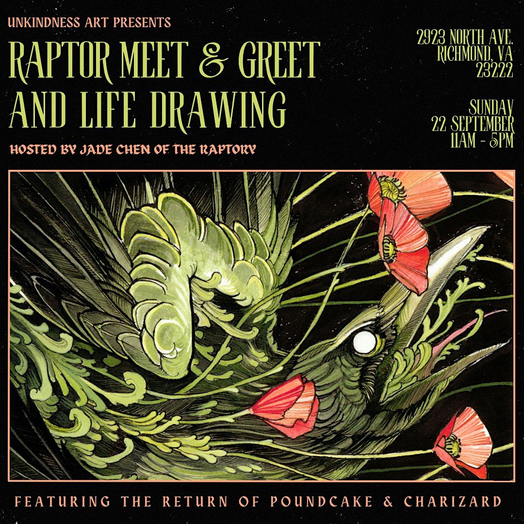 Meet & Greet and Life Drawing with The Raptory