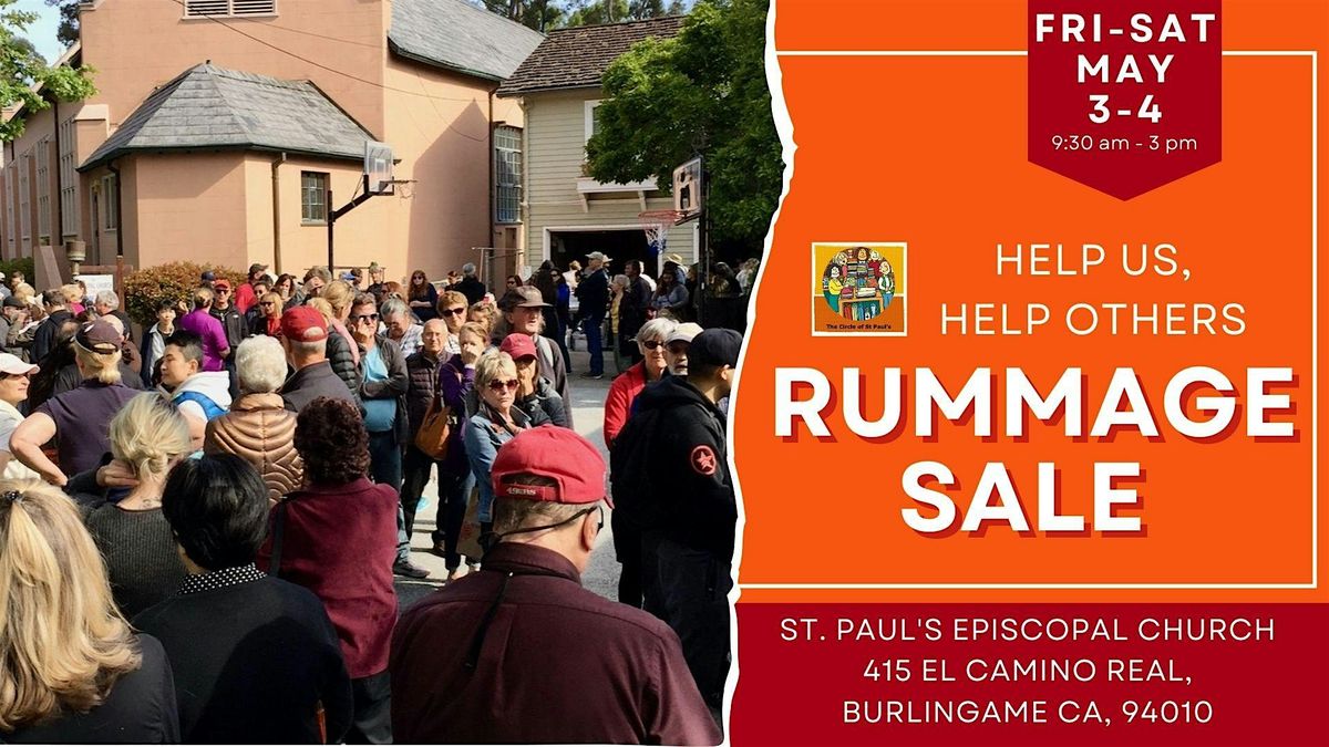 Circle of St Paul's huge two day Rummage Sale May 3-4