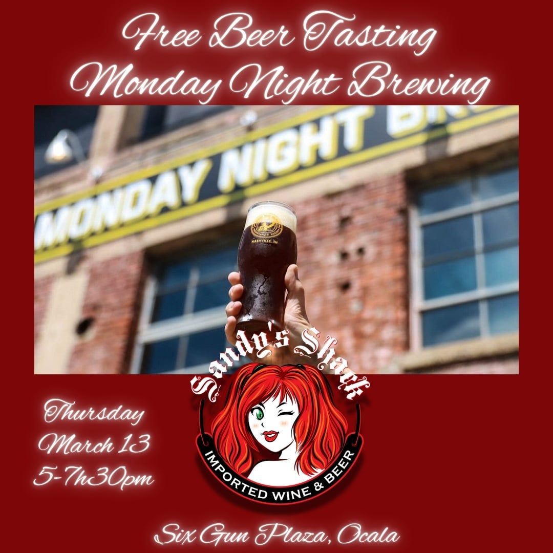 FREE Beer Tasting - Monday Night Brewing