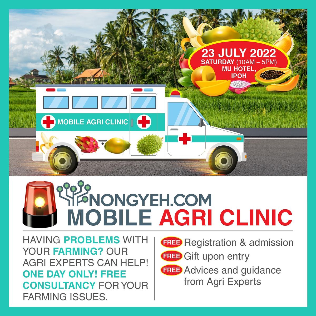 MOBILE AGRI CLINIC - Free Consultancy for Farmers & Growers