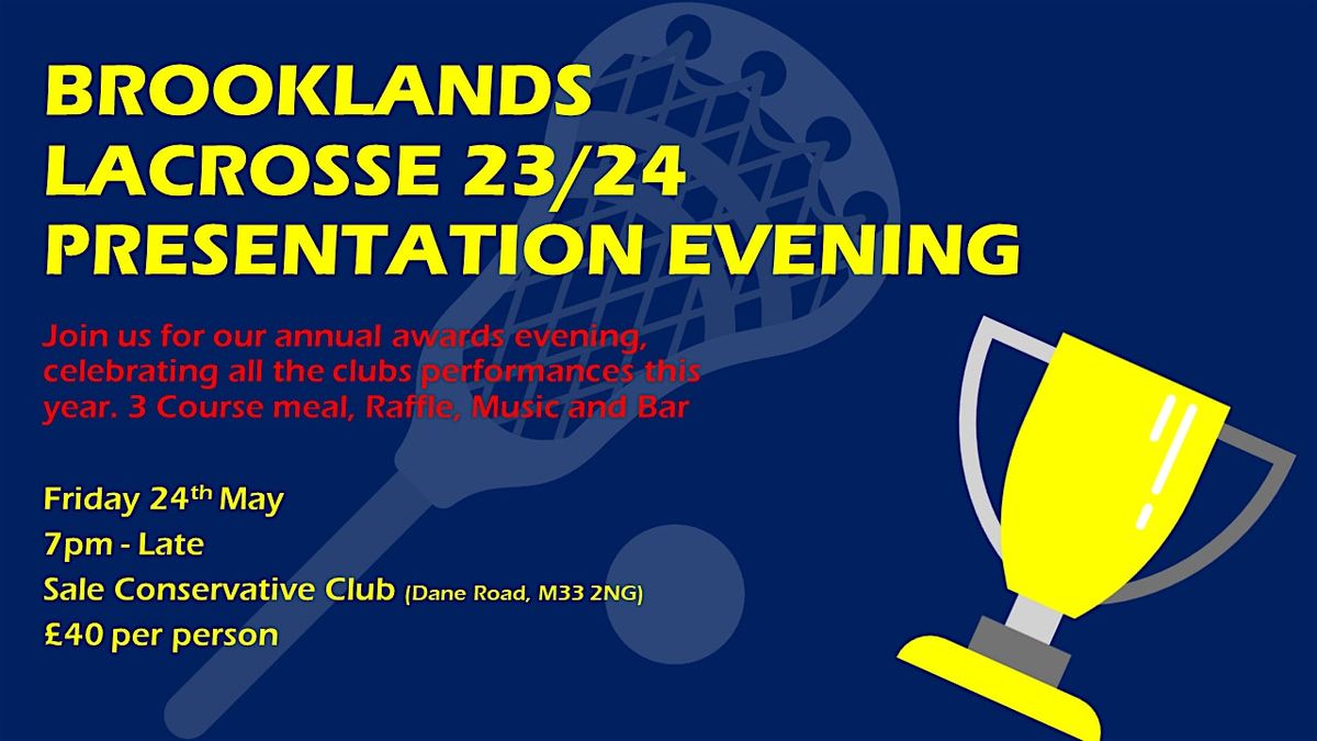 Brooklands Lacrosse Presentation Evening 23\/24