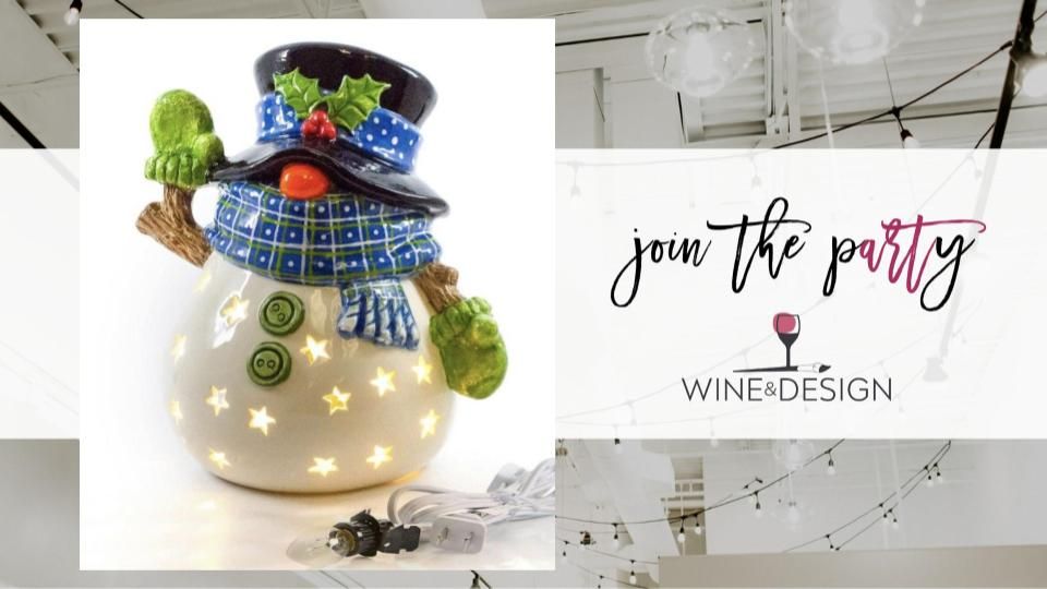 Ceramic Light Up Snowman | Wine & Design