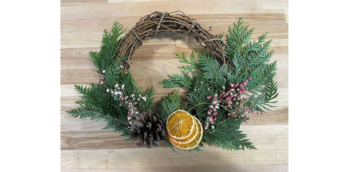 Holiday Wreath Workshop + Hot Chocolate & Cookies