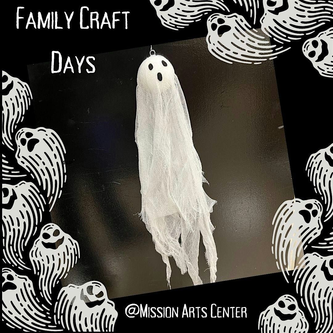 Family Craft Day: Cheesecloth Ghosts