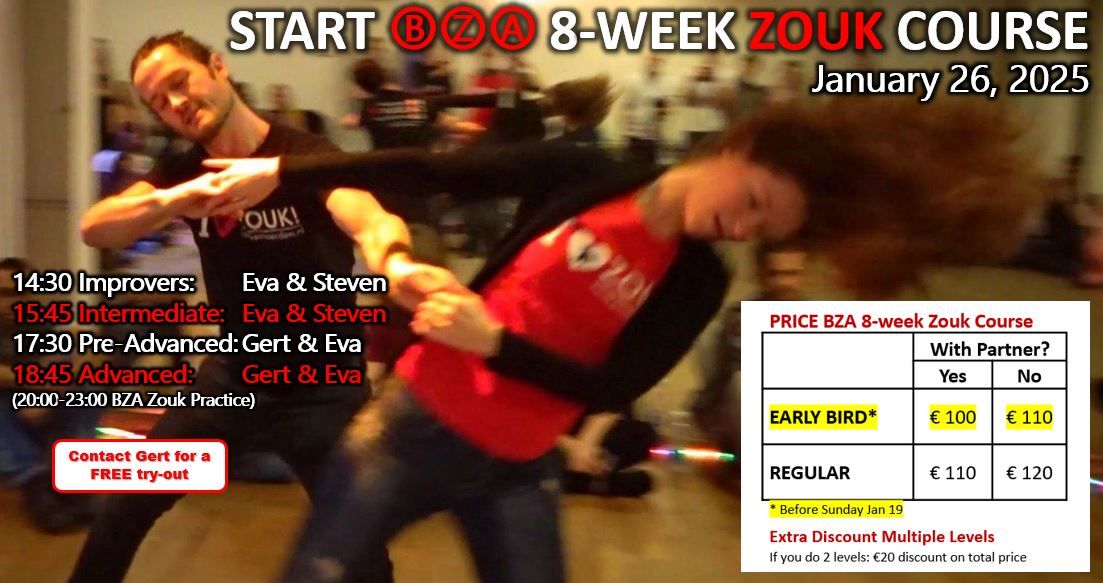 START BZA Zouk Courses 