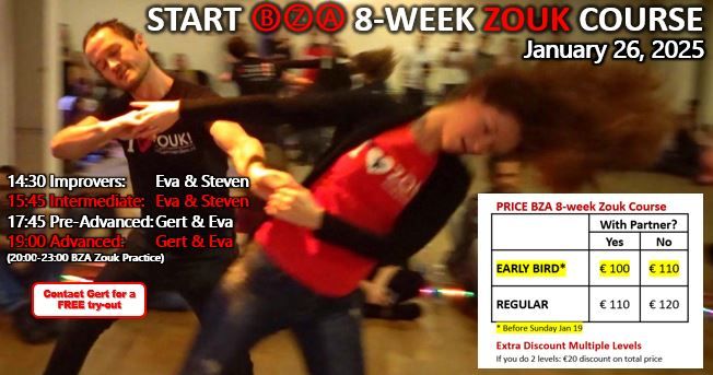 START BZA Zouk Courses 