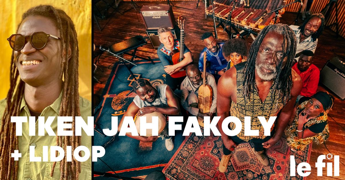 Tiken Jah Fakoly Acoustic + Lidiop \u2022 le fil \u2022 08.11.24