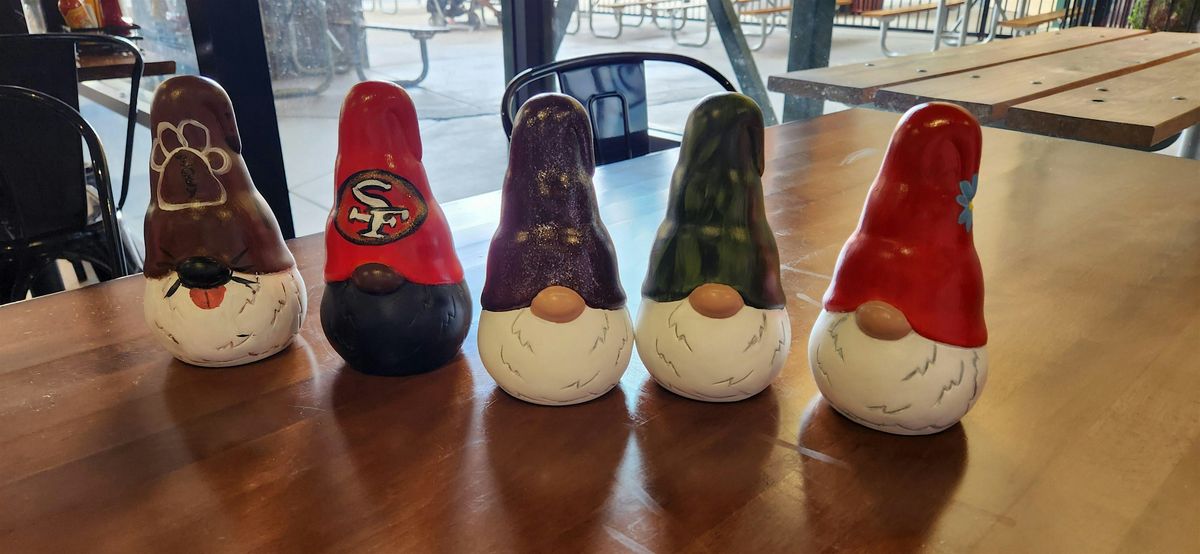 Paint a Gnome at Logan's Roadhouse in Natomas with Creatively Carrie!