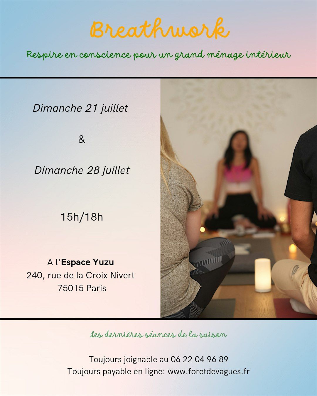 Atelier de breathwork: respiration active