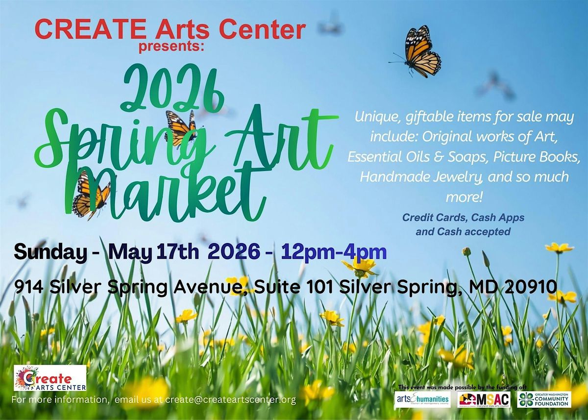 Spring Art Market @ CREATE Arts Center