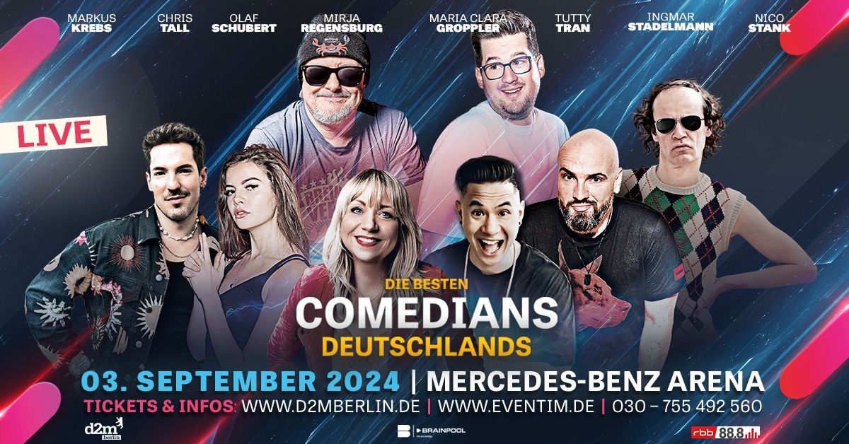 Live: Die besten Comedians Deutschlands | Verlegt vom 16.10.2023 
