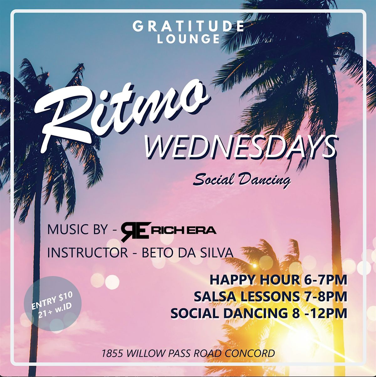 Ritmo Wednesday's at Gratitude Lounge in Concord