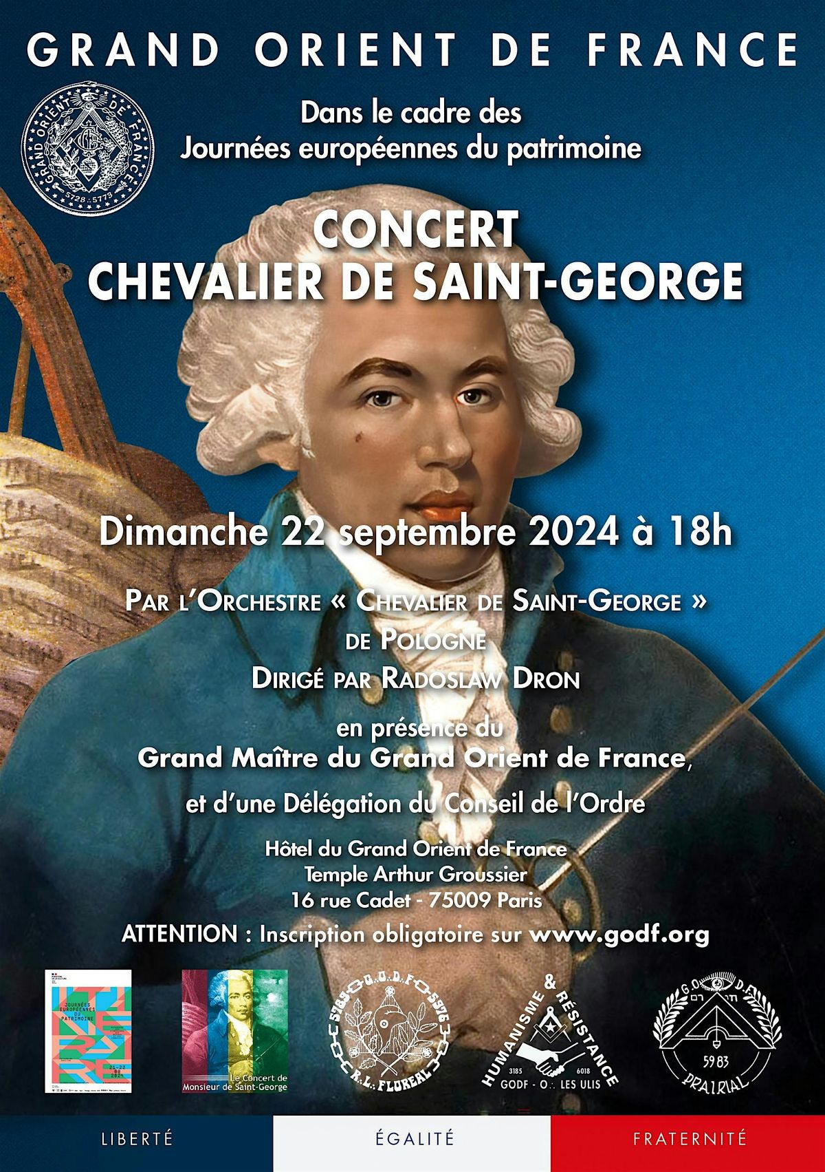 CONCERT CHEVALIER DE SAINT-GEORGE