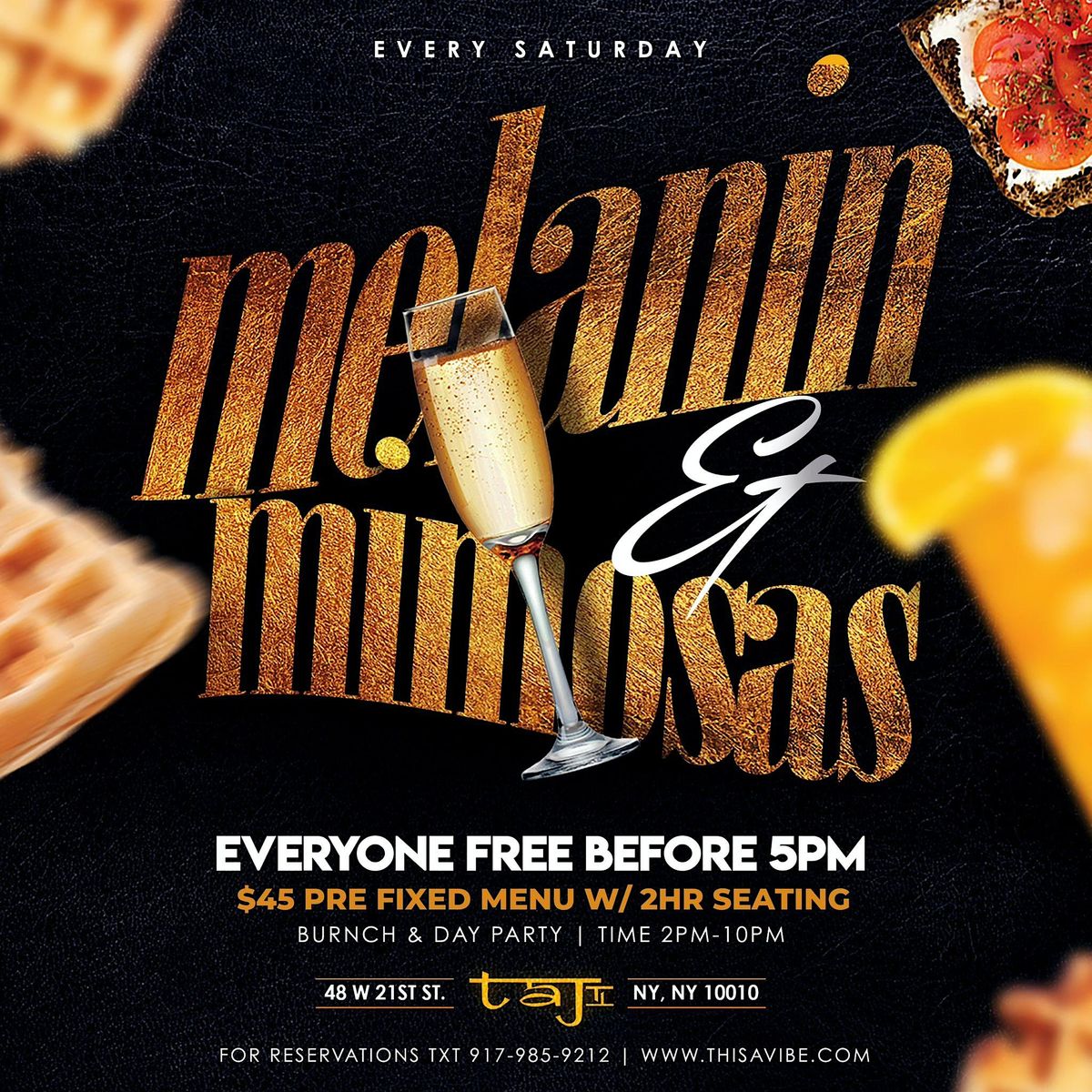 Melanin & Mimosas at Taj