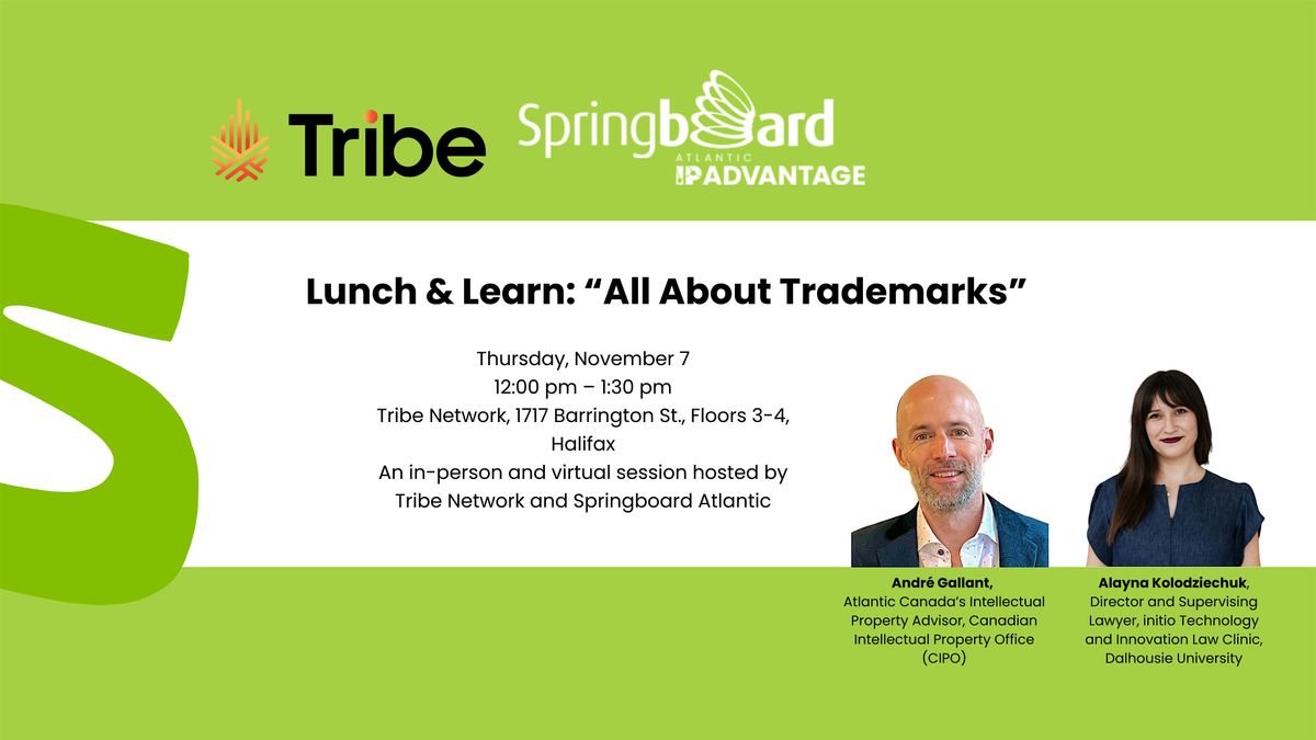 Lunch & Learn: \u201cAll About Trademarks\u201d