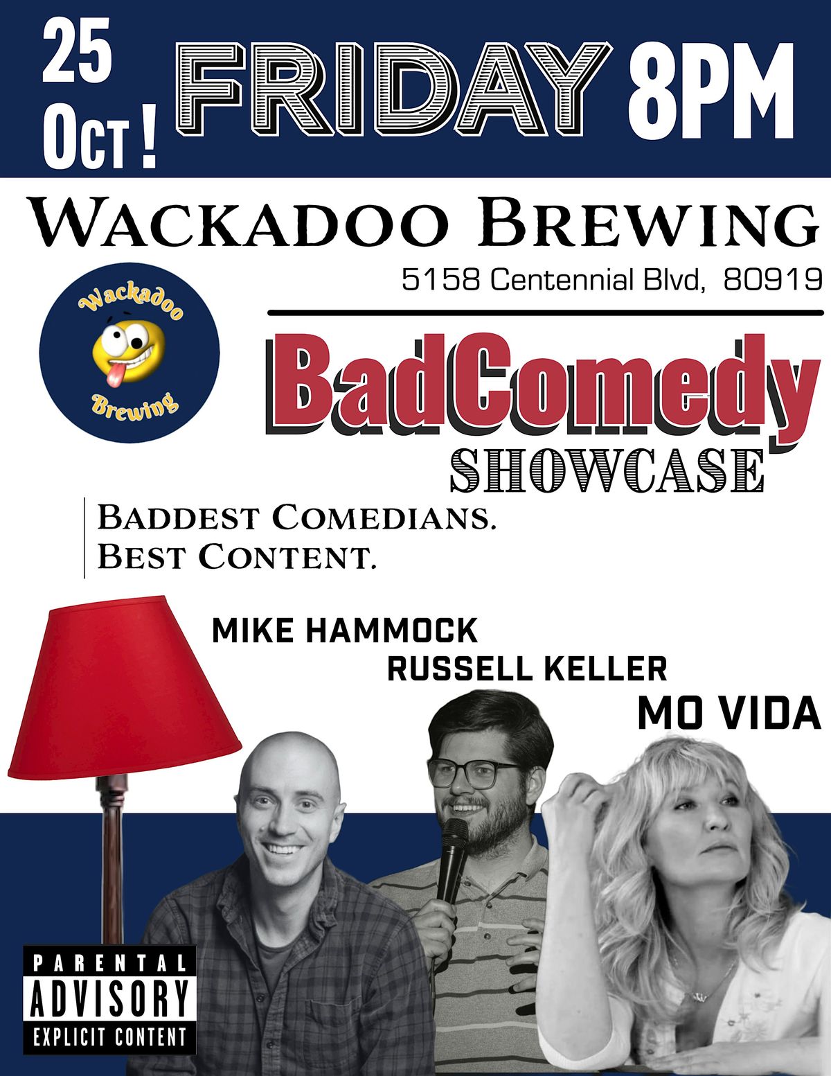 BadComedy at Wackadoo Brewing