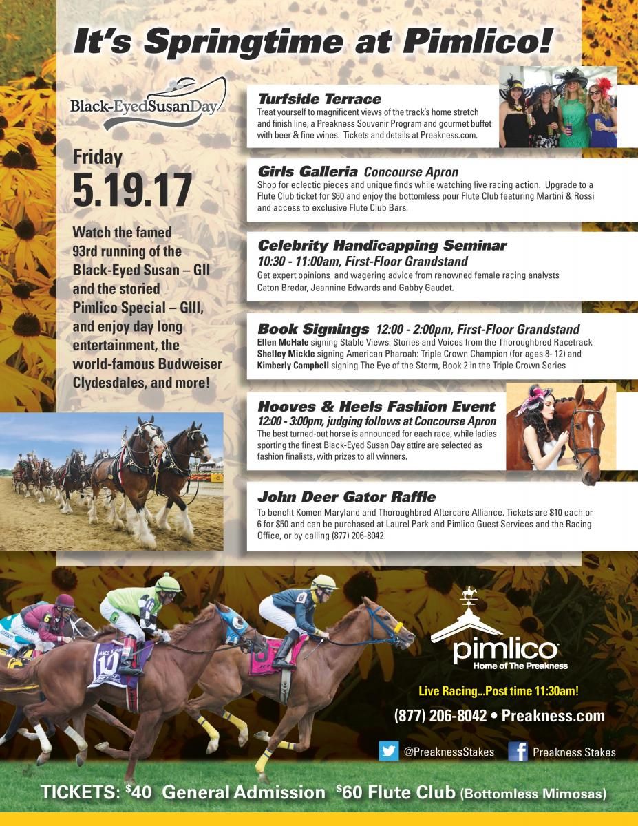 Black Eyed Susan Stakes at Pimlico Race Course