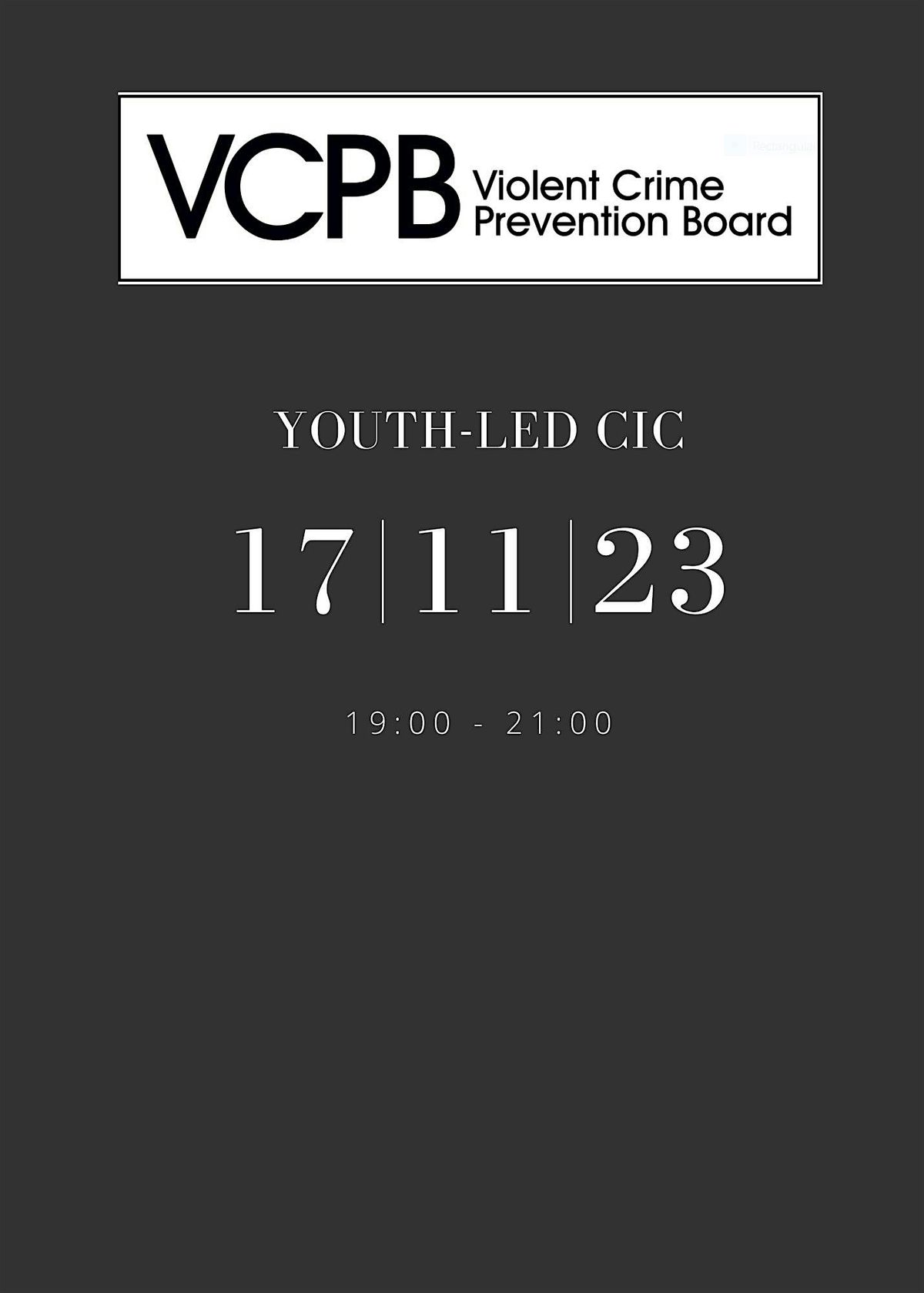 VCPB re-launch YOUTH CIC