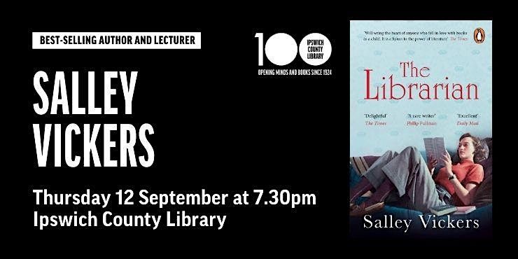 Ipswich 100 author event with lecturer and psychoanalyst  Salley Vickers
