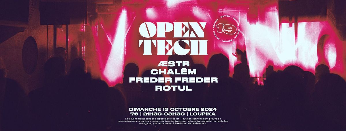  OPEN TECH #19