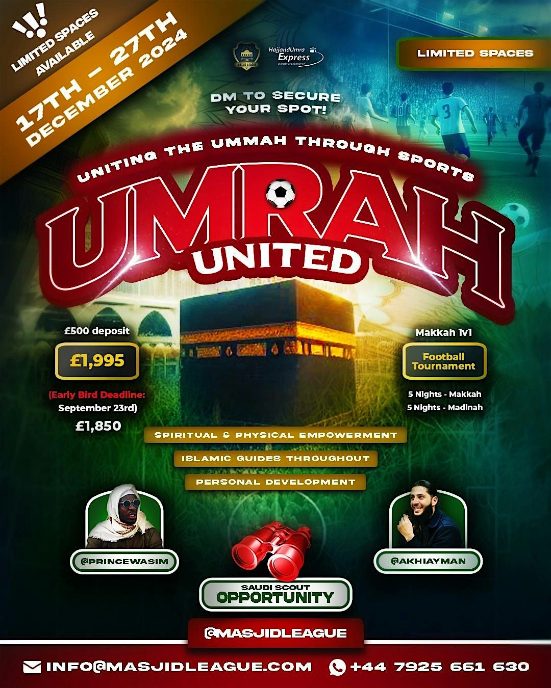 UMRAH UNITED WITH AKHI AYMAN & PRINCEWASIM.