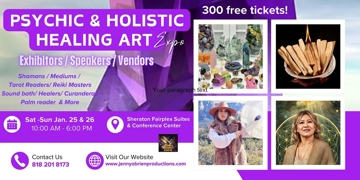 POMONA CA - Psychic & Healing Art Fair Sat-Sun. January 25 & 26