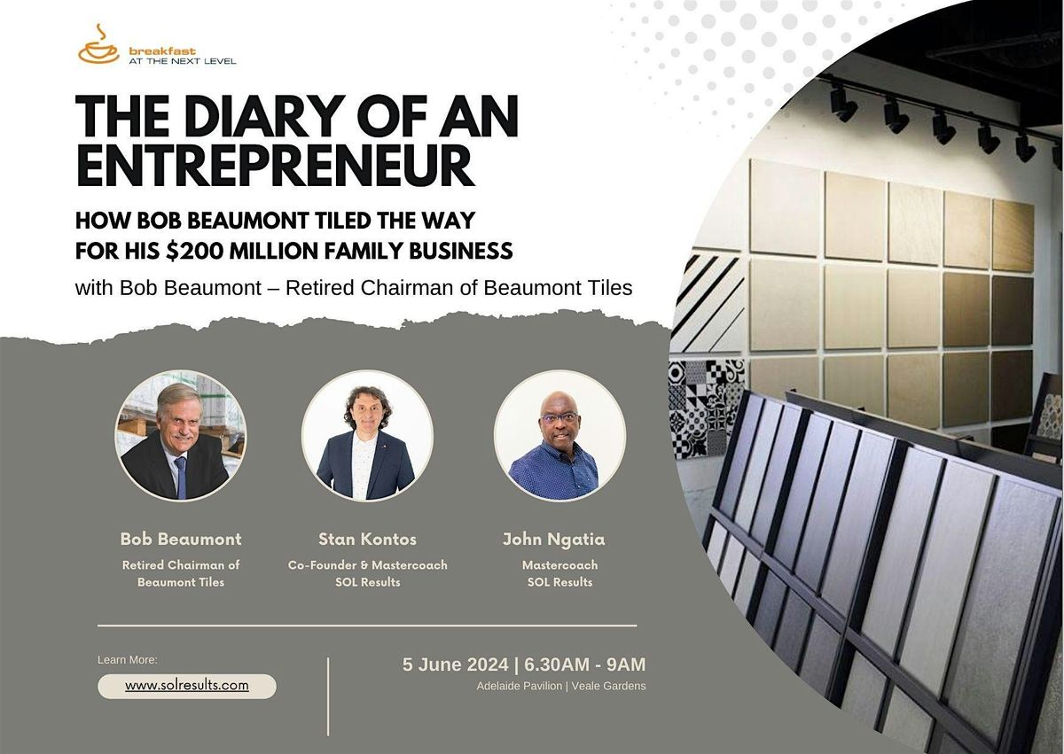 Breakfast at the Next Level  | The Diary of an Entrepreneur