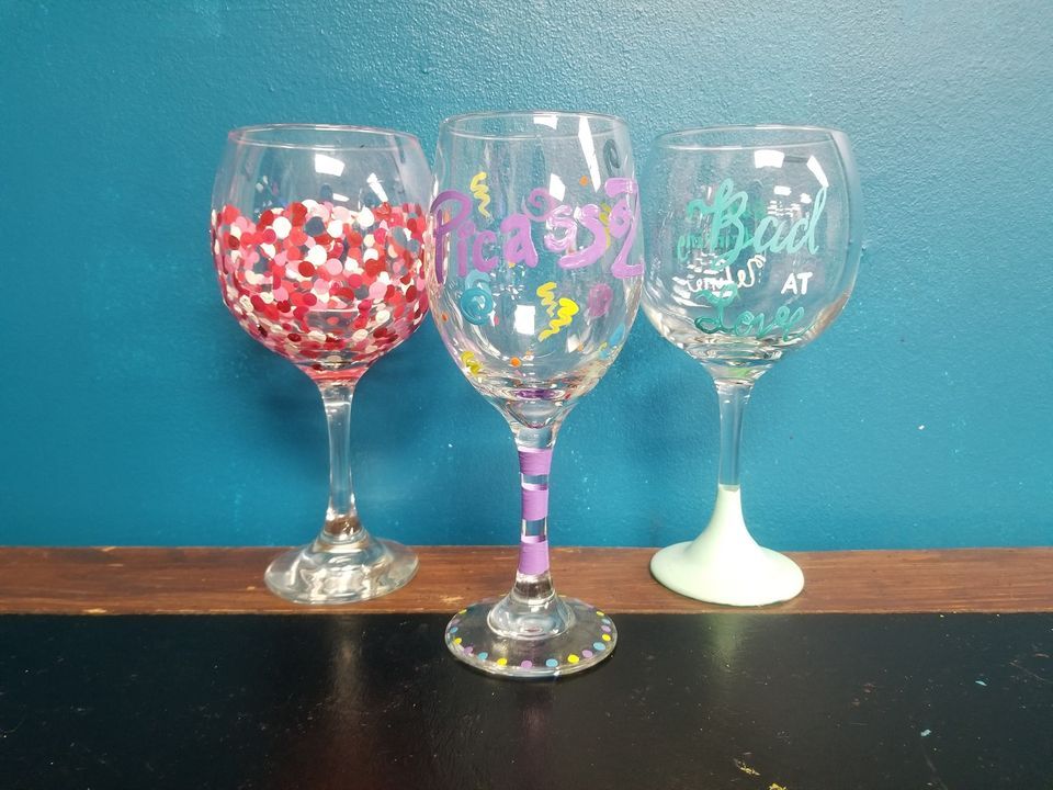 Ladies Night - Wine Glass Painting