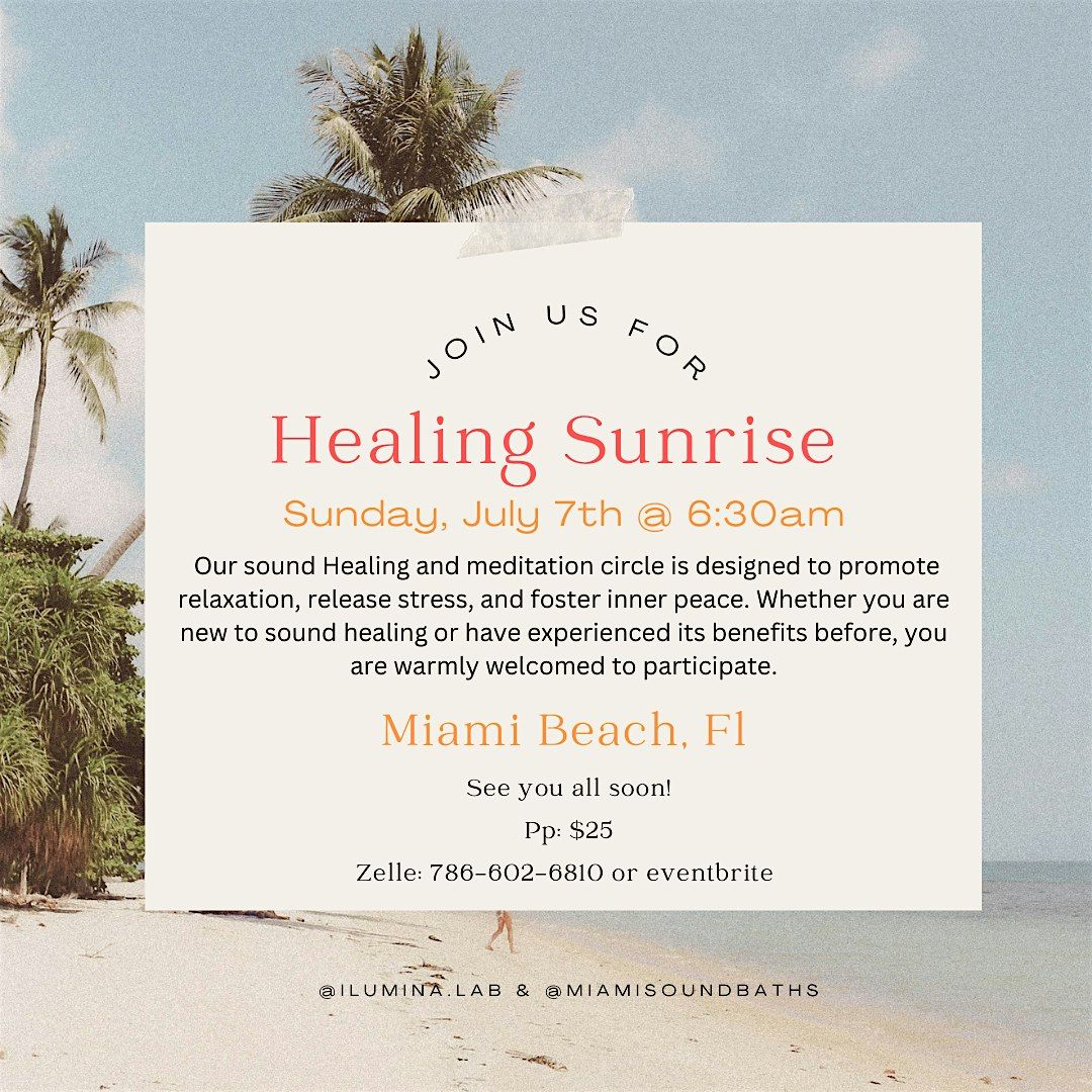 Sound Healing Beach Sunrise Circle