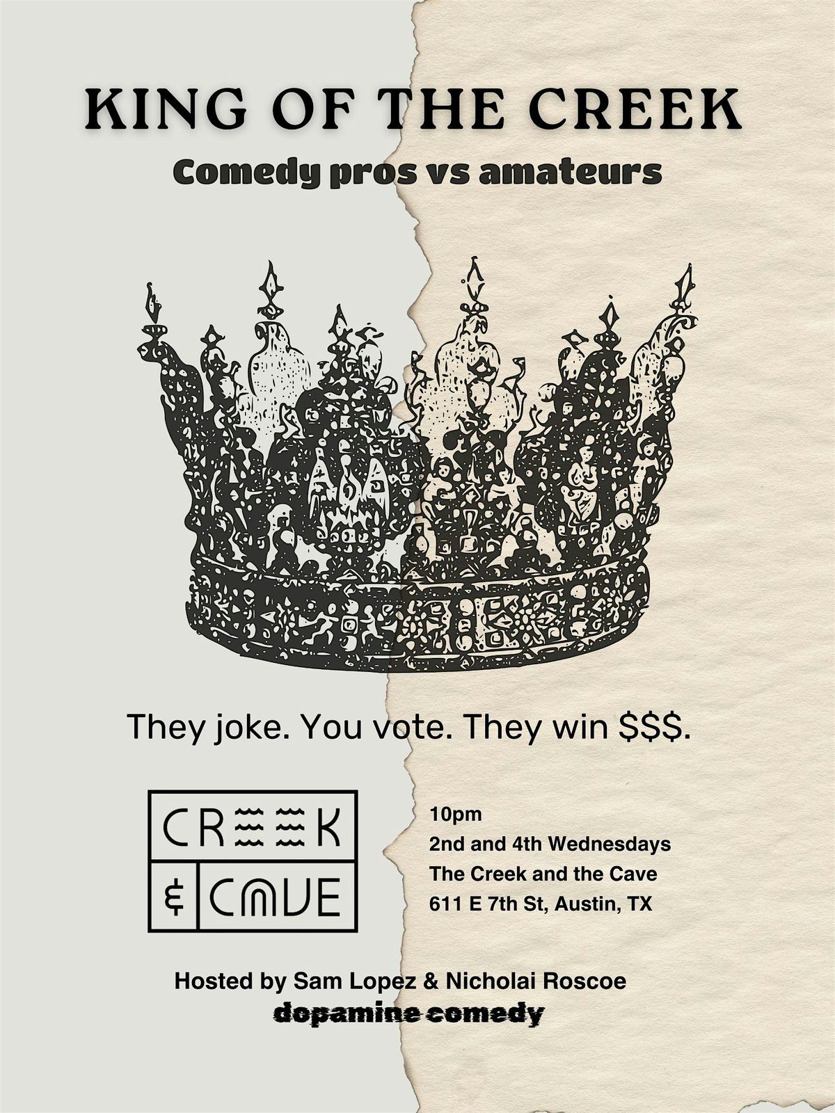 King of the Creek: Comedy Pros vs Amateurs