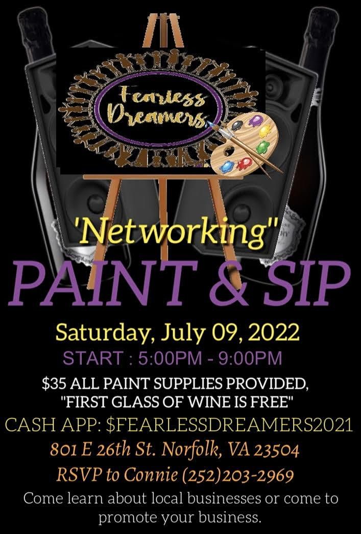 "Networking" Paint & Sip