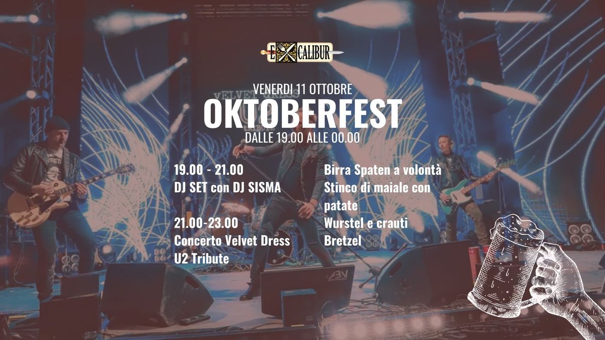 OKTOBERFEST - Concerto live VELVET DRESS U2 Tribute\ud83c\udfb8